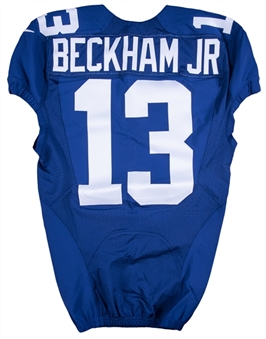 2018 Odell Beckham Jr Game Issued New York Giants Home Jersey 
